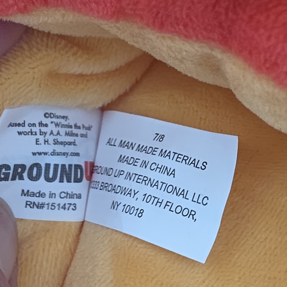 Disney Winnie the Pooh Adult Slippers Sz M (7/8) NEW - Picture 9 of 13